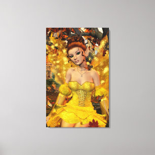 Najaars Dance Fae Fantasy Art Canvas Afdruk