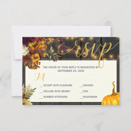 Najaars herfst, bijtende houtkap RSVP (Voorkant)