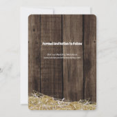 Najaars herfstegels vieren bruiloft save the date (Achterkant)