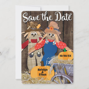 Najaars herfstegels vieren bruiloft save the date