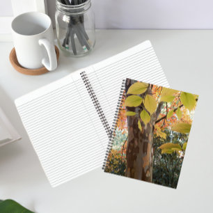 Najaars Japans Stewartia - Floral notebook Notitieboek