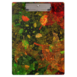 Najaars kleurrijk decoratief ontwerp klembord