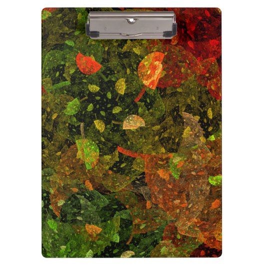 Najaars kleurrijk decoratief ontwerp klembord (Voorkant)