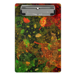 Najaars kleurrijk decoratief ontwerp mini klembord