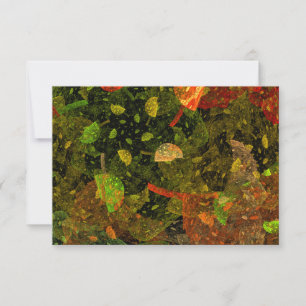 Najaars kleurrijk decoratief ontwerp save the date