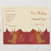 Najaars programma Leaves II Wedding (Voorkant / Achterkant)