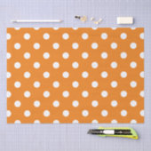 Najaars Seizoen White Polka Dot Pattern Tissuepapier (Craft)