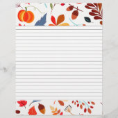 Najaars thema Geplande pagina Ontvanger (Achterkant)