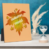 Najaarsauruuntypografie Fotoplaat (Zijkant)