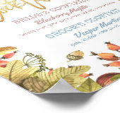 Najaarsavond Bigtekening herfst Cocktail Drink Men Poster (Hoek)