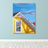 Najaarsbladeren 2010 canvas afdruk (Insitu (Houten vloer))