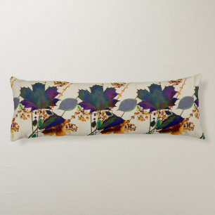 Najaarsbladeren in Royal Colors Lichaamskussen