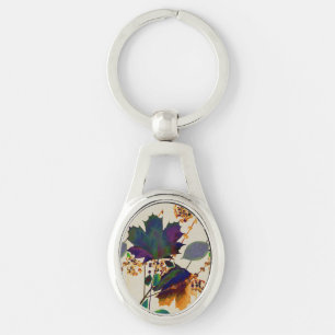 Najaarsbladeren in Royal Colors Sleutelhanger
