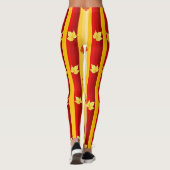 Najaarsbladeren leggings (Achterkant)