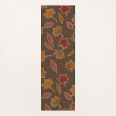 Najaarsbladeren op aangepaste kleur yogamat (Voorkant)