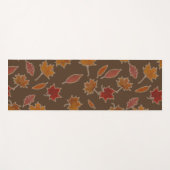 Najaarsbladeren op aangepaste kleur yogamat (Voorkant (horizontaal))