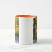 Najaarsbladopy van de kleur langs de weg 41 mok (Midden)