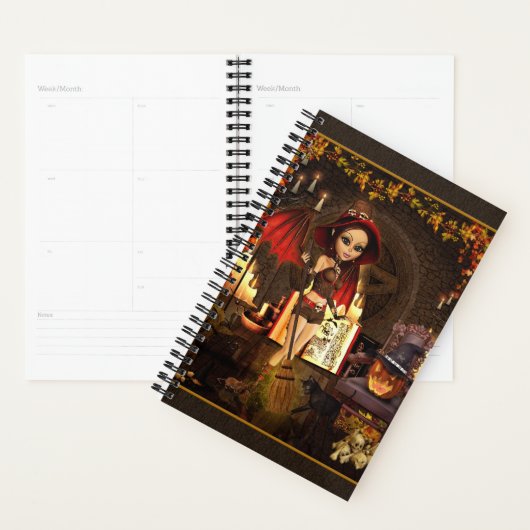 Najaarscell Witch Art Day Planner (Display)