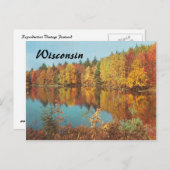  najaarscène briefkaart (Voorkant / Achterkant)