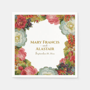 Najaarsdag van de   Garland Wedding Servet