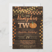 Najaarsdag van de Herfst in Rustic Kaart (Voorkant)