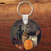 Najaarsdecorpties op tabel sleutelhanger (Voorkant)