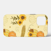 Najaarse Waterverf Pompoenen en zonnebloemen Otter Case-Mate iPhone Case (Achterkant (horizontaal))