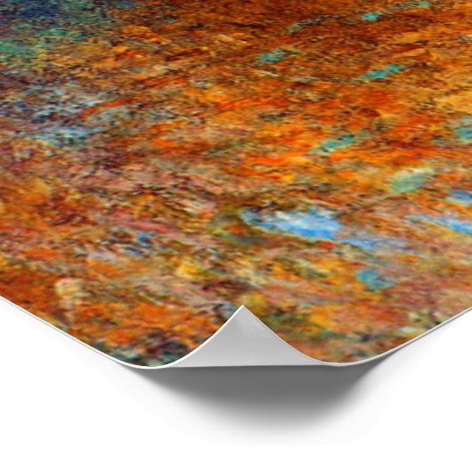 Najaarseffect van Claude Monet in Argentinië Poster (Hoek)