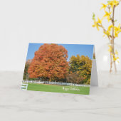 Najaarseikenboom Kaart (Gele Bloem)