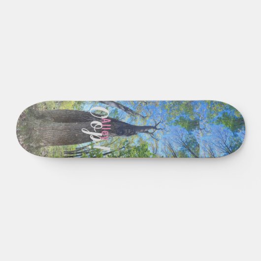 Najaarshemel van de Alley Oop en bladeren Skateboard (Horizontaal)