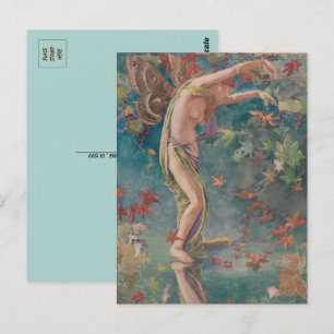 Najaarskattering laat bladeren briefkaart