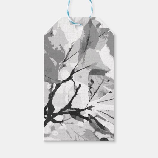 Najaarskleuren, bladeren 2 cadeaulabel (Voorkant)