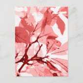 Najaarskleuren, bladeren 3 feestdagenkaart (Voorkant)