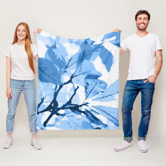 Najaarskleuren, bladeren 4 fleece deken (In situ)