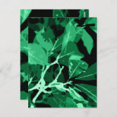 Najaarskleuren, bladeren 7 briefkaart (Voorkant / Achterkant)