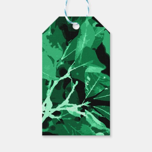 Najaarskleuren, bladeren 7 cadeaulabel (Voorkant)