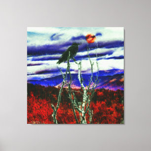 Najaarsnacht Canvas Afdruk