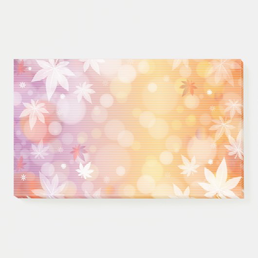 Najaarsnotities Post-it® Notes (Voorkant)