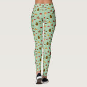 Najaarspaddenstoelen Leggings (Achterkant)