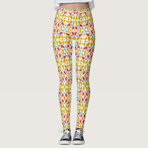 Najaarspatroon leest, valspatroon leggings
