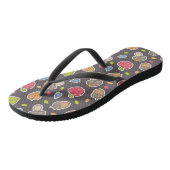 najaarspatroon teenslippers (Schuin)