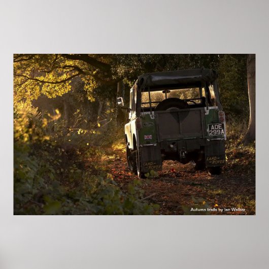 Najaarsporen Poster (Voorkant)