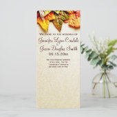 Najaarsprogramma's van het huwelijk van Leaves Fal Programma (Staand voorkant)