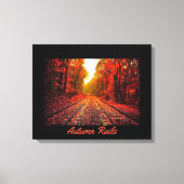 Najaarsrails Canvas Afdruk (Voorkant)