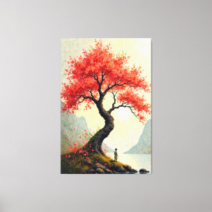 Najaarsreflectie Canvas Afdruk