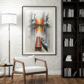 najaarsreflectiewand poster