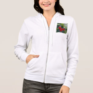 Najaarsrode vlekken hoodie