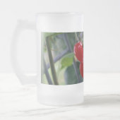 Najaarsrode vlekken matglas bierpul (Links)