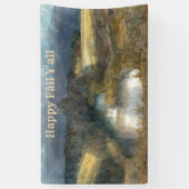 Najaarsschilderij van de waterverf spandoek (Verticaal)