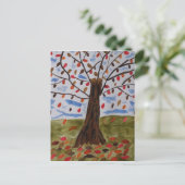 Najaarsstructuur Briefkaart (Staand voorkant)